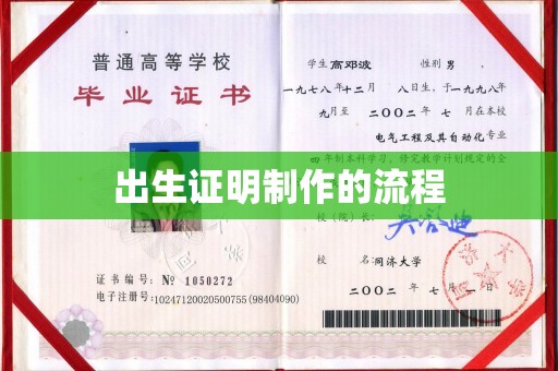 金口河出生证明制作的流程