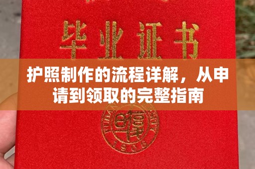 金口河护照制作的流程详解，从申请到领取的完整指南