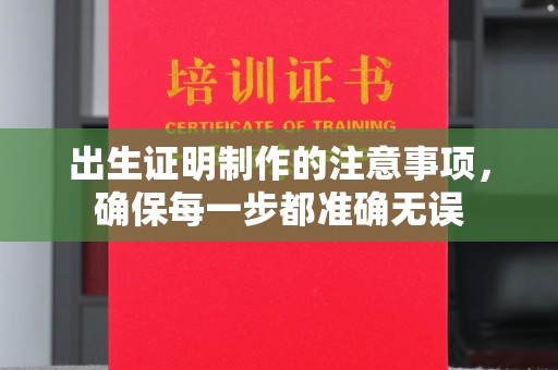 金口河出生证明制作的注意事项，确保每一步都准确无误