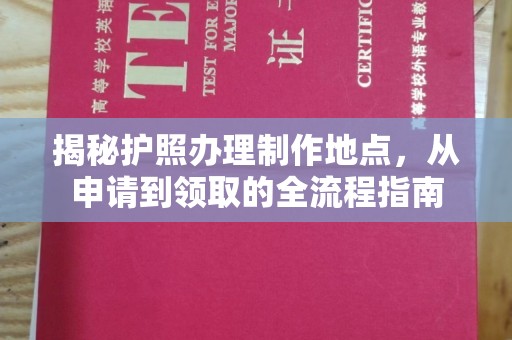 金口河揭秘护照办理制作地点，从申请到领取的全流程指南