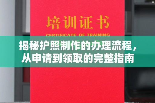 金口河揭秘护照制作的办理流程，从申请到领取的完整指南